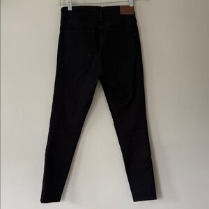 Madewell Dark Black Skinny Jeans